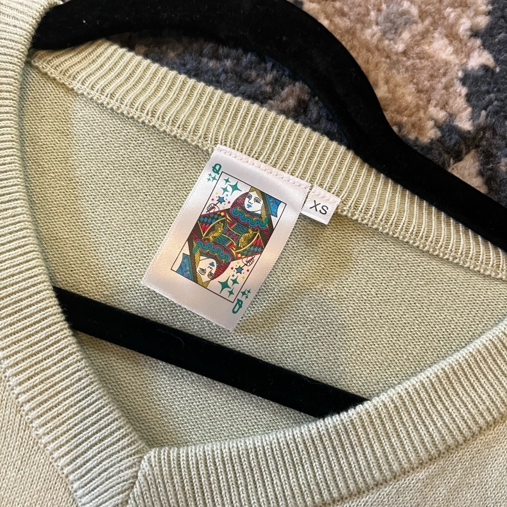 Queen of Sparkles Green Tequila Queen Sweater - Picture 2 of 2